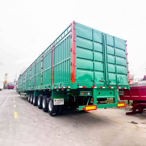 ZW Group 6 Axle 100 Ton Fence Semi-Trailer