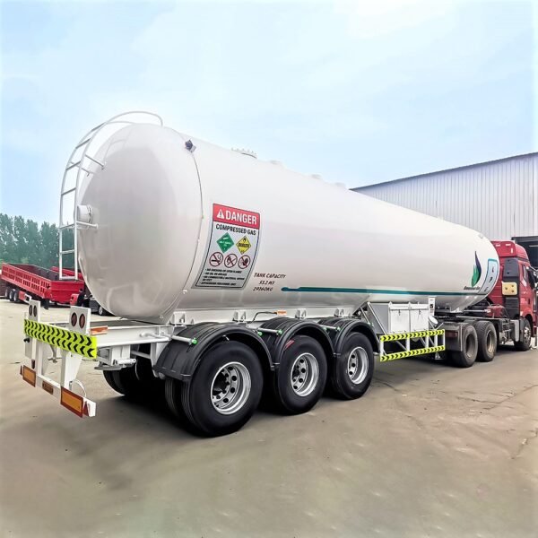 ZW Group 3 axle LPG tanker trailer with 53.2m³ capacity and 29260kg load