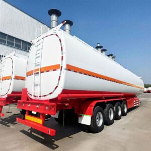 80CBM 4 axle bitumen tanker semi-trailer for asphalt transport