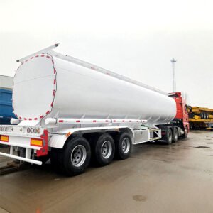 Heavy-duty 3 axle fuel tanker trailer made of Q235B carbon steel