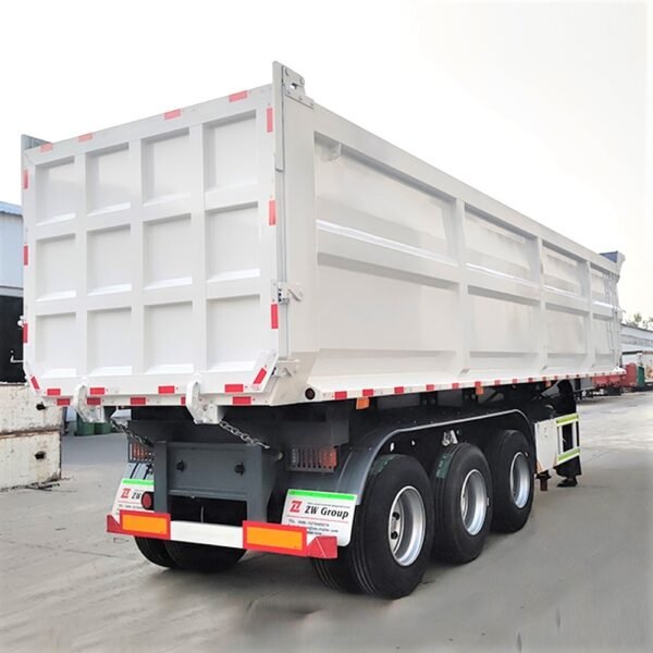 45CBM 3 Axle Hydraulic Tipper Trailer by ZW Group