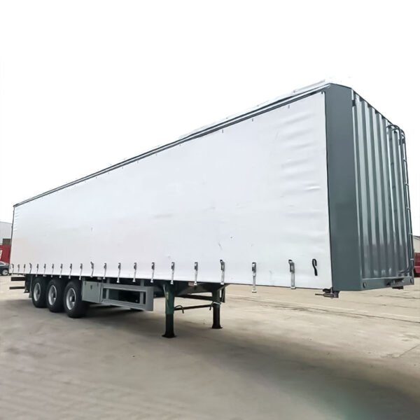 3 Axle Curtain Side Semi Trailer with sliding curtains for flexible cargo transport