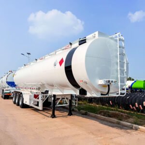 ZW Group Heavy-Duty Carbon Steel Fuel Tanker Trailer with 3 Axles