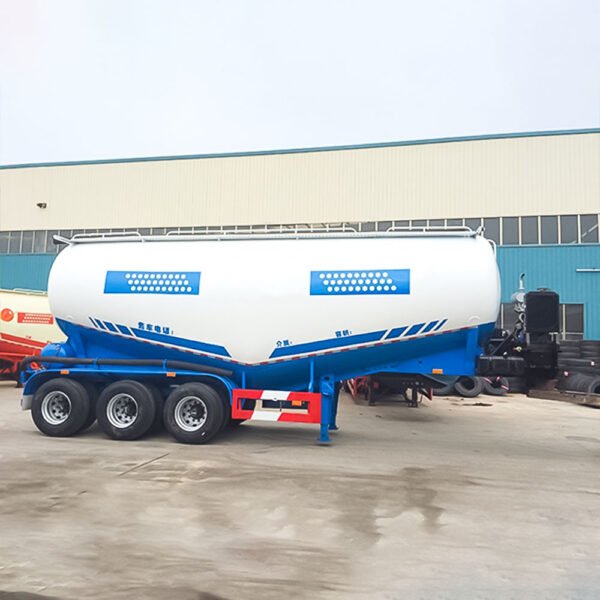 40T Cement Bulk Tanker Trailer front side view