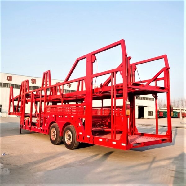 ZW Group 2 Axle Car Carrier Semi Trailer for safe and efficient vehicle transport, ideal for sedans, SUVs, and commercial cars