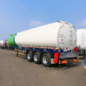ZW Group 3 Axle Aluminum Fuel Tanker Semi Trailer - Lightweight Fuel Transport